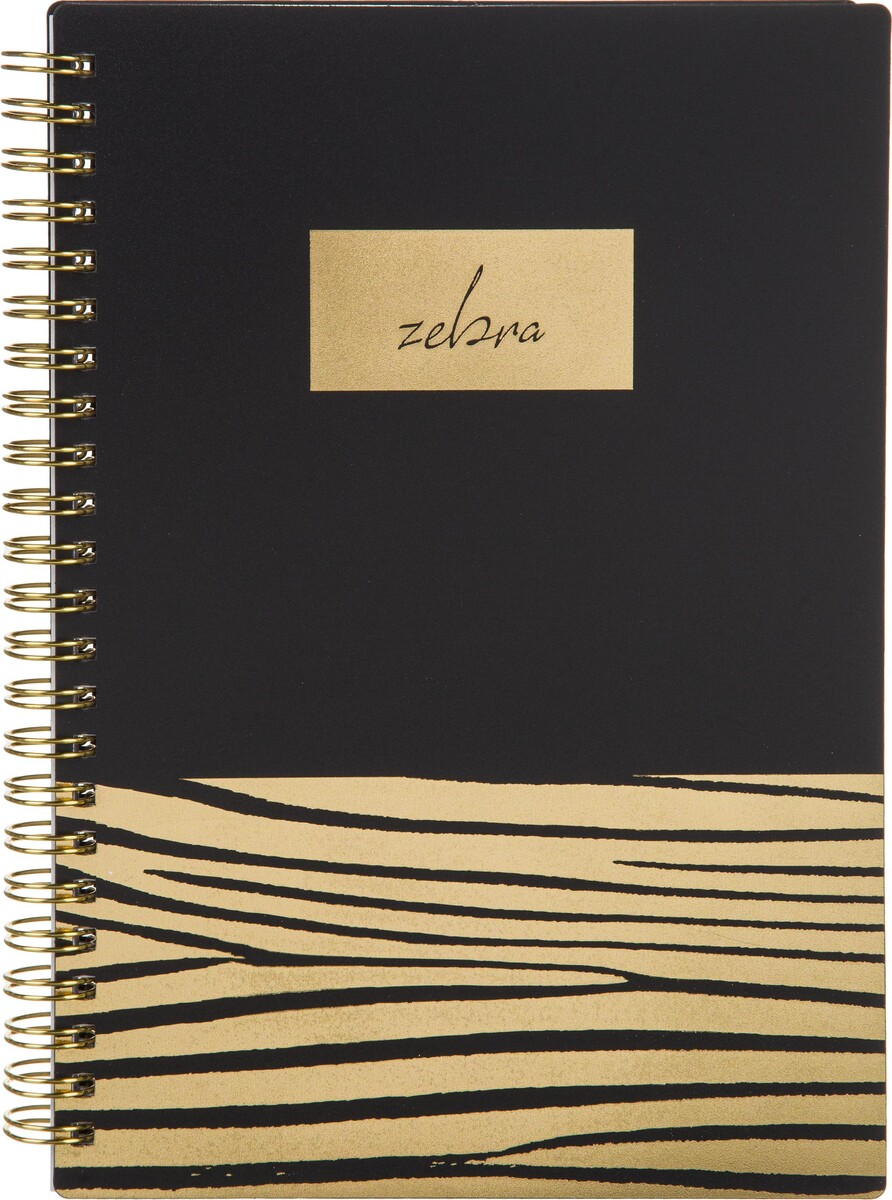 

Бизнес-тетрадь attache selection zebra а5,96л,кл,спир,пластик,тон.бл