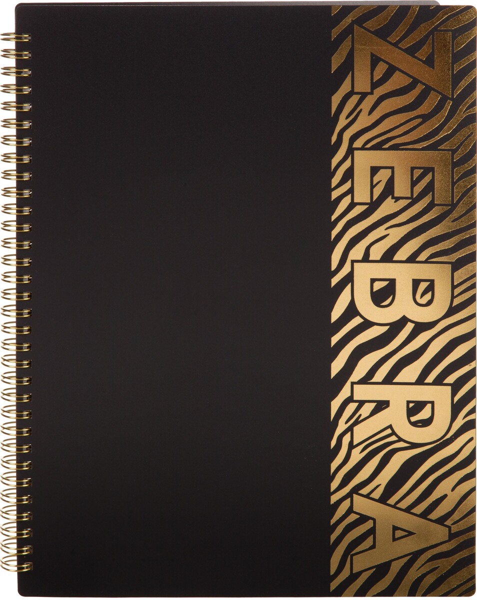 

Бизнес-тетрадь attache selection zebra а4,96л,кл,спир,пластик,тон.бл 202305