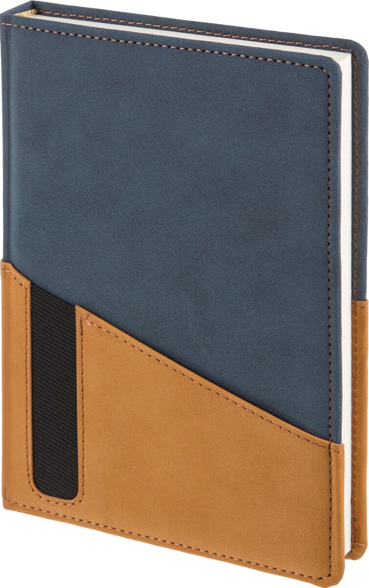 

Ежедневник недатированный attache selection western синий/рыжий, 160 л