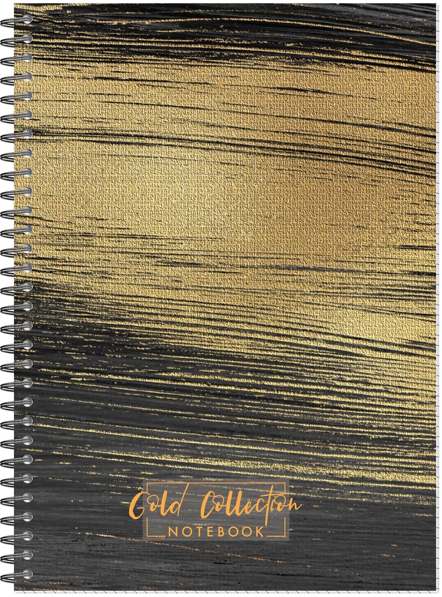 

Бизнес-тетрадь а4 96л attache selection gold collection клет,спир,карт,черн