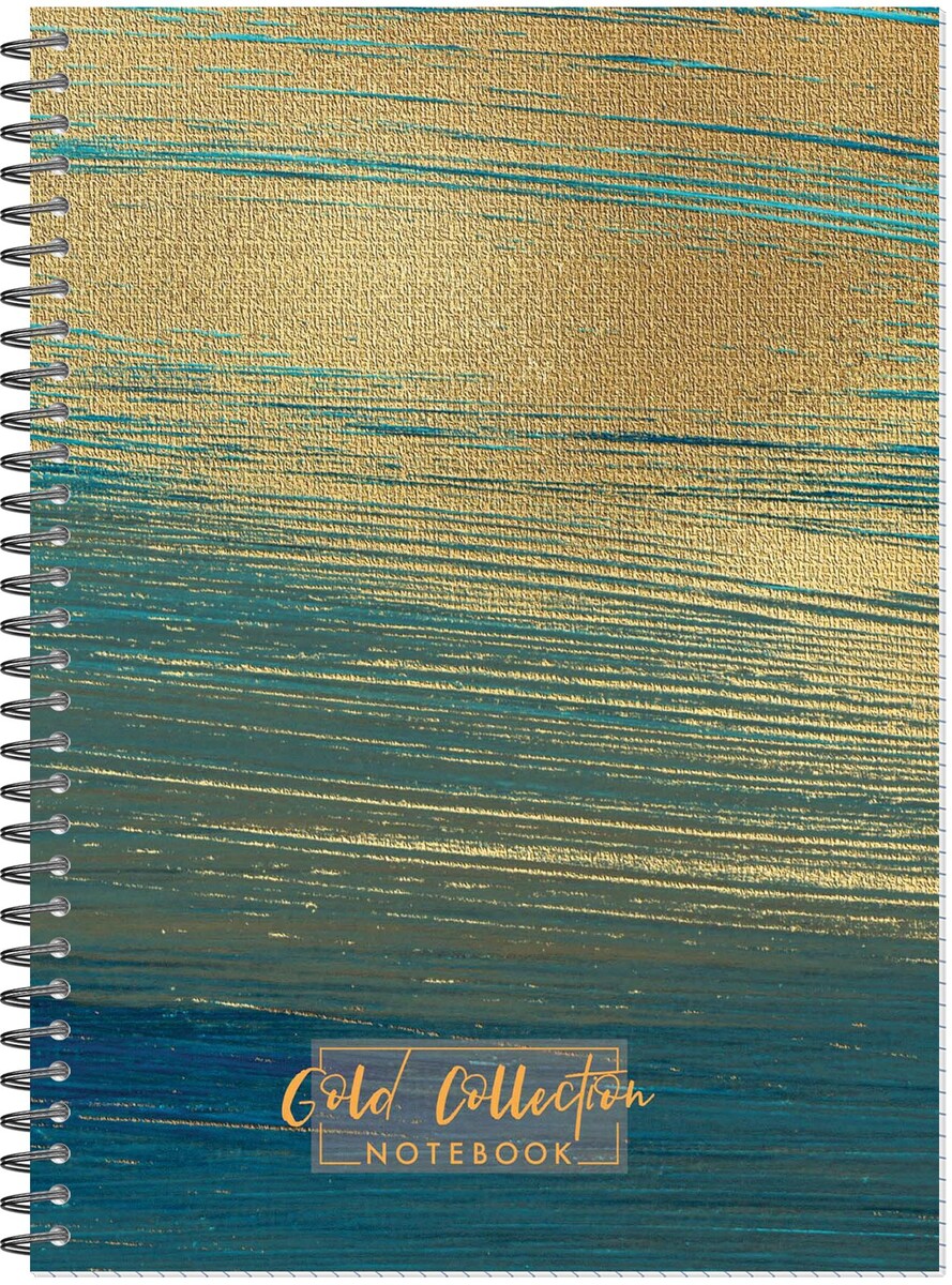 

Бизнес-тетрадь а4 96л attacheselection gold collection клет,спир,карт,голуб