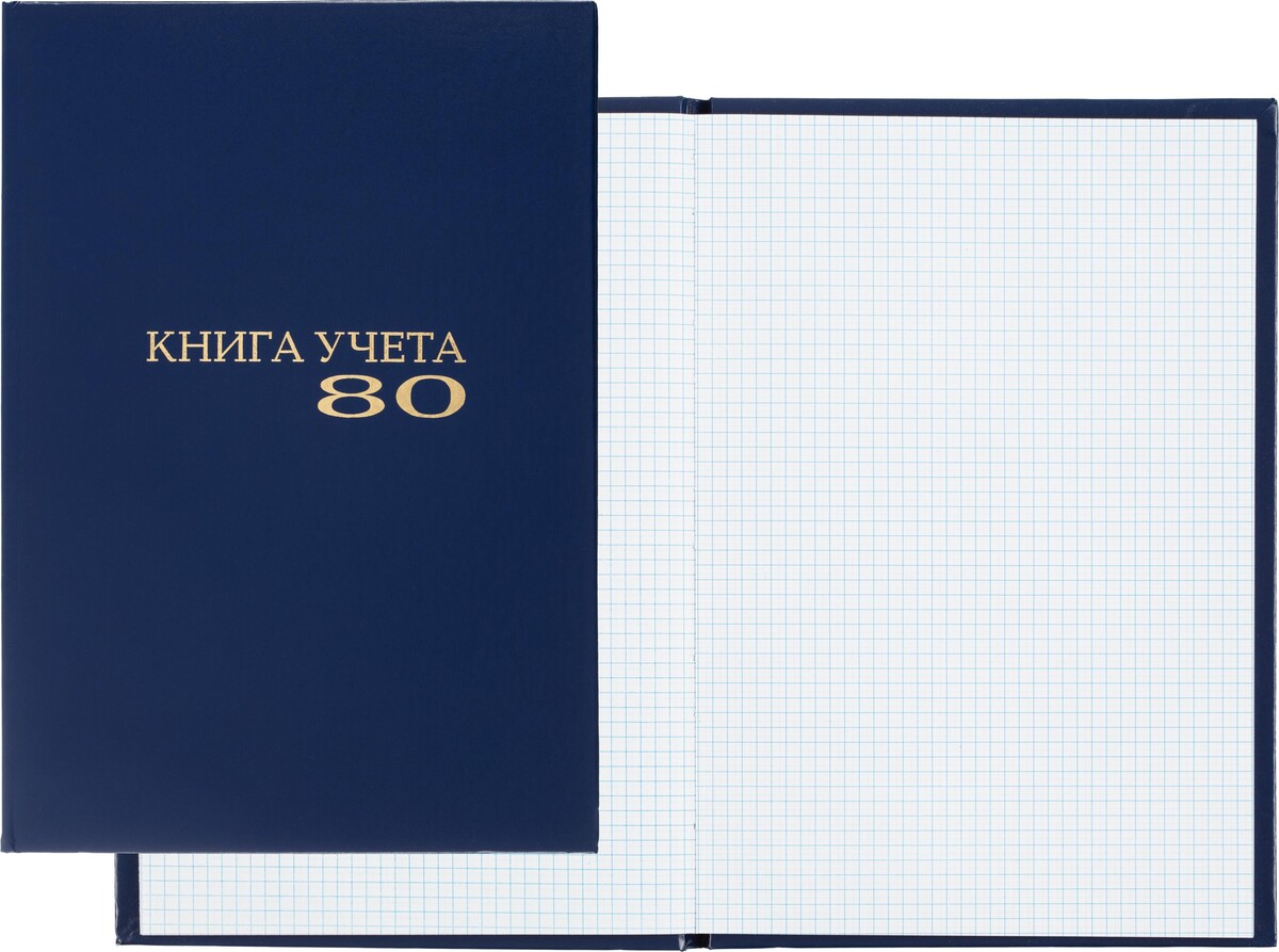 

Книга учета attache а4 80л клетка, офсет, обл.бумвинил