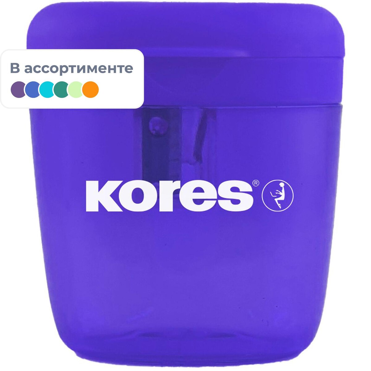

Точилка kores deposito 1x одно отверстие, цвета в ассортименте 35809