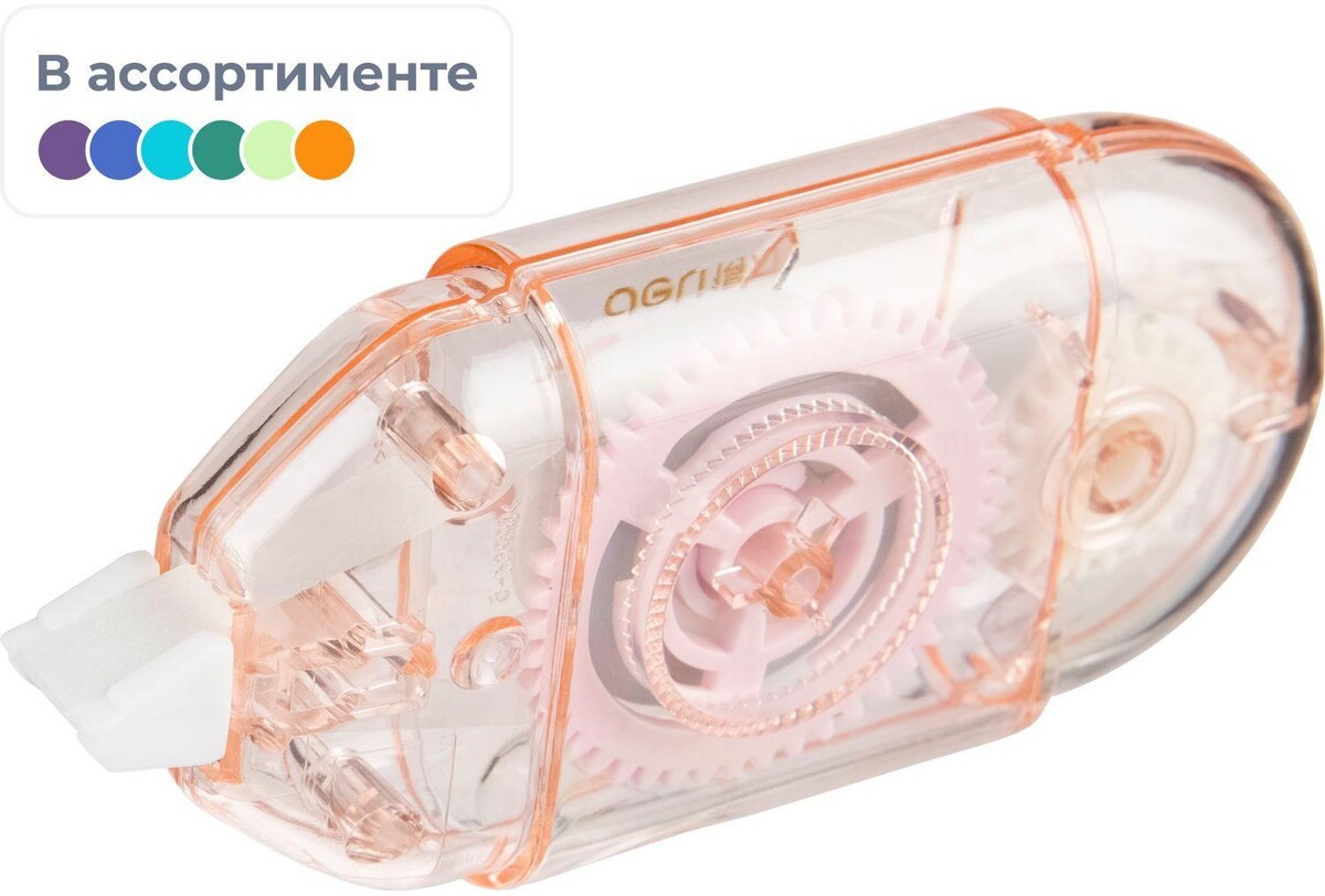 Корректирующая лента deli sakura 71540 5 мм x 8 м пластик корпус ассорти Deli 170₽