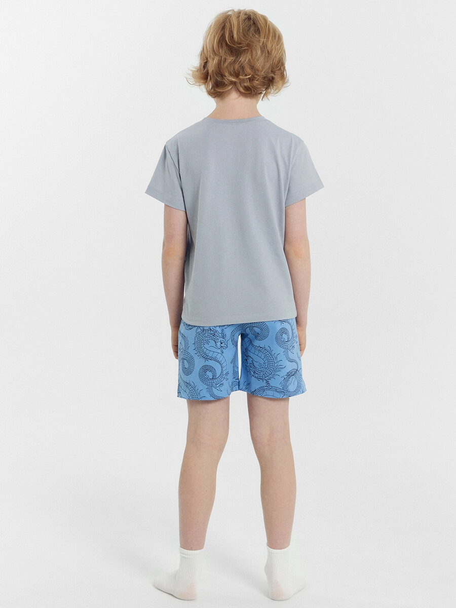 Комплект для мальчиков (футболка, шорты) Mark Formelle, размер рост 128 см, цвет синий 011124342 - фото 5