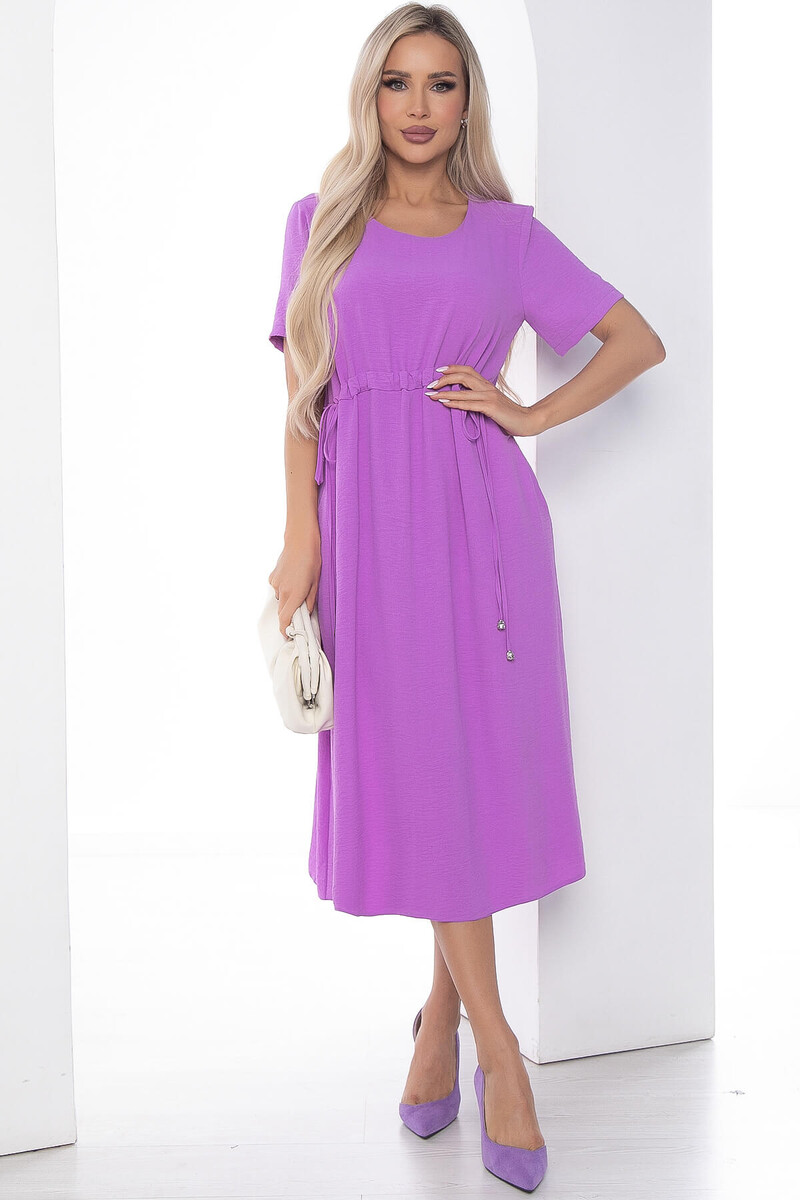 Платье LT COLLECTION, размер 44, цвет фиолетовый 011126664 - фото 4