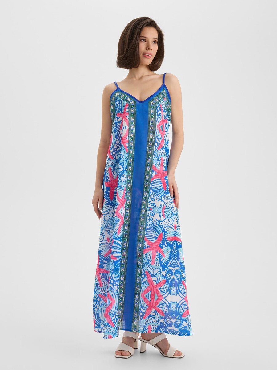 Платье (сарафан) Lorentino, размер 44, цвет разноцветный 011129884 - фото 4