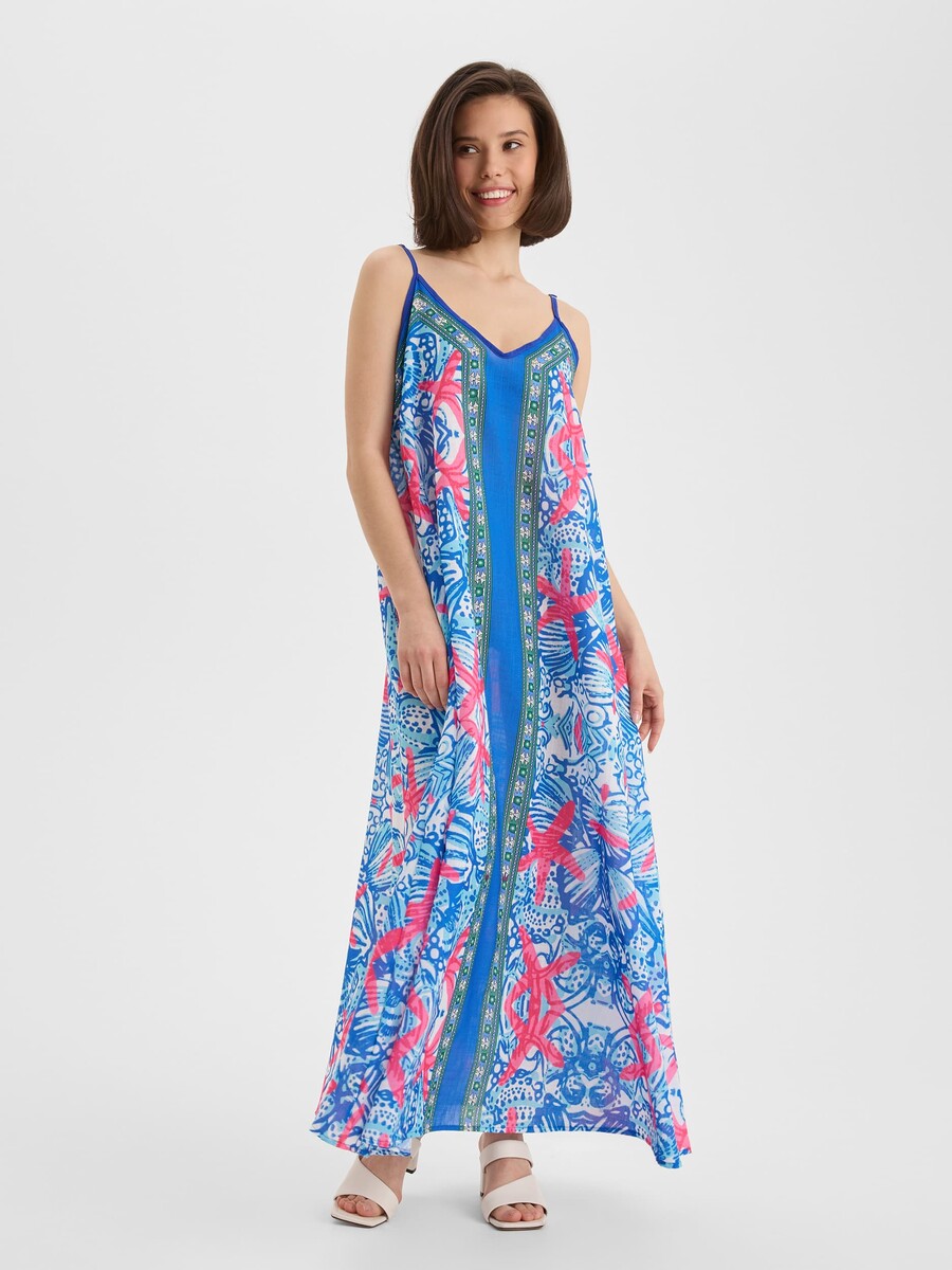 Платье (сарафан) Lorentino, размер 44, цвет разноцветный 011129884 - фото 1