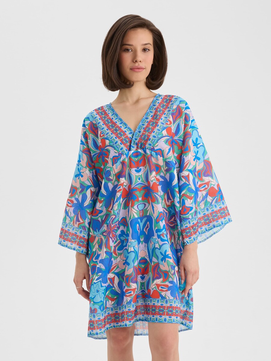 Платье (туника) Lorentino, размер 44, цвет разноцветный