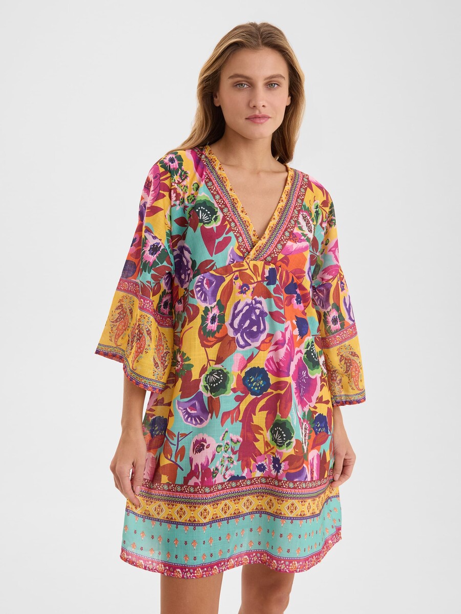 Платье (туника) Lorentino, размер 44, цвет разноцветный 011129895 - фото 2