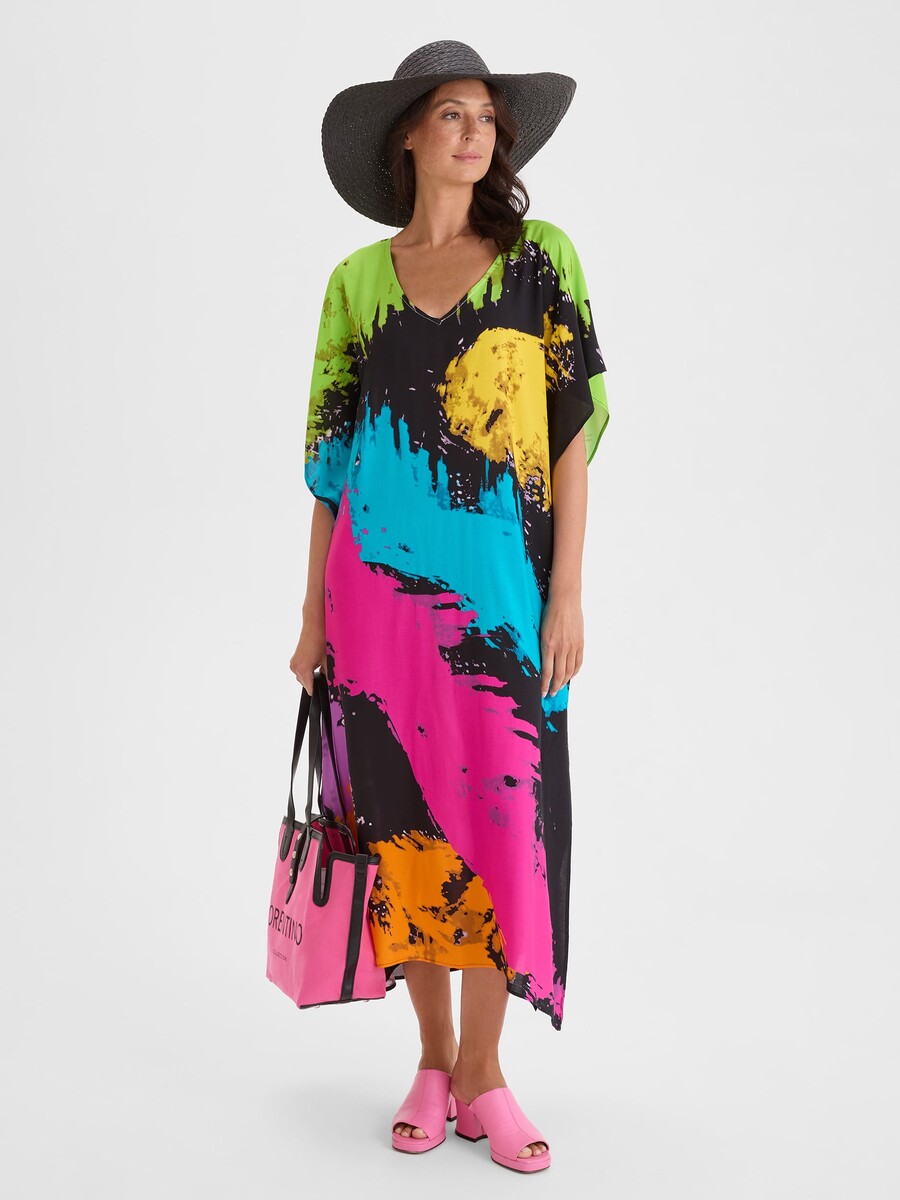 Платье (туника) Lorentino, размер 44, цвет разноцветный 011129910 - фото 1