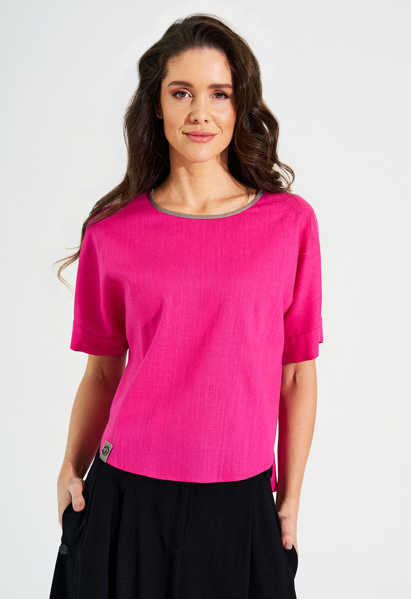 Блуза Dimma Fashion Studio, размер 42, цвет розовый
