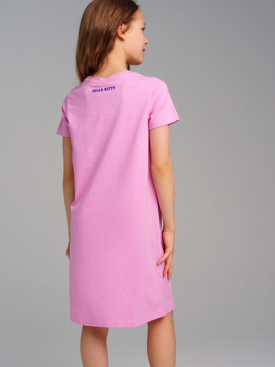 Сорочка ночная трикотажная PLAYTODAY, размер рост 128 см, цвет розовый 011163694 - фото 3