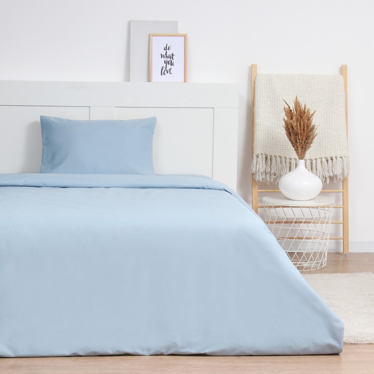 Постельное белье LoveLife, цвет голубой, размер 1.5-спальный (50х70)