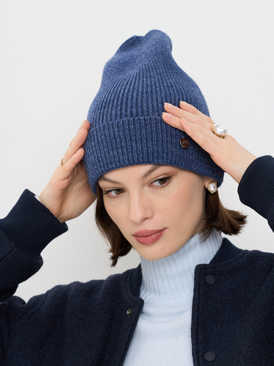 

Шапка, Синий;светлый джинс