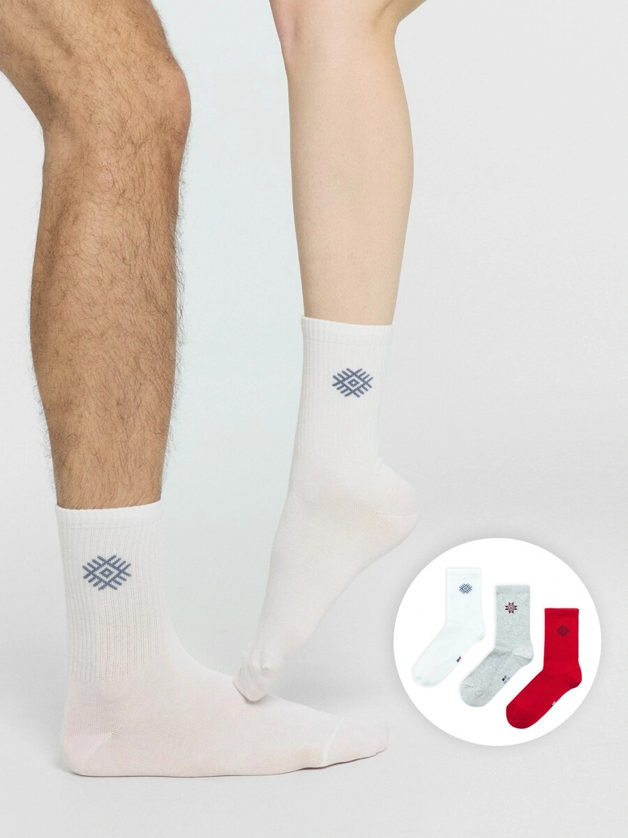 Носки унисекс набор (3 пары) носки трикотажные для мальчиков 2 пары в комплекте