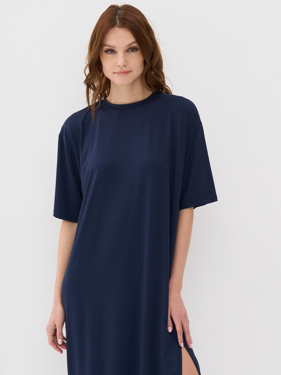 Платье VAY, размер 46, цвет синий 011254405 - фото 4