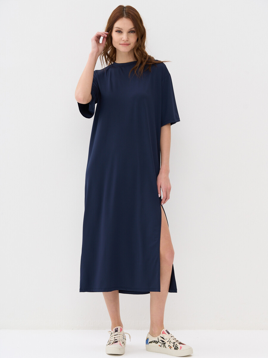 Платье VAY, размер 46, цвет синий 011254405 - фото 3