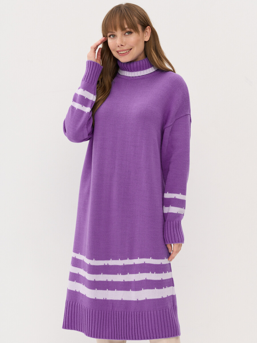 Платье VAY, размер 46, цвет фиолетовый 011254681 - фото 4