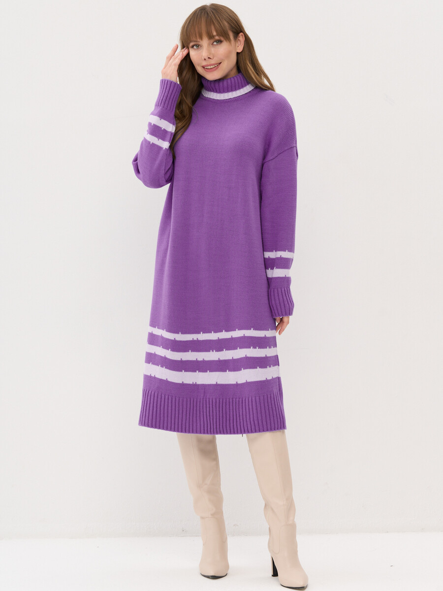 Платье VAY, размер 46, цвет фиолетовый 011254681 - фото 2
