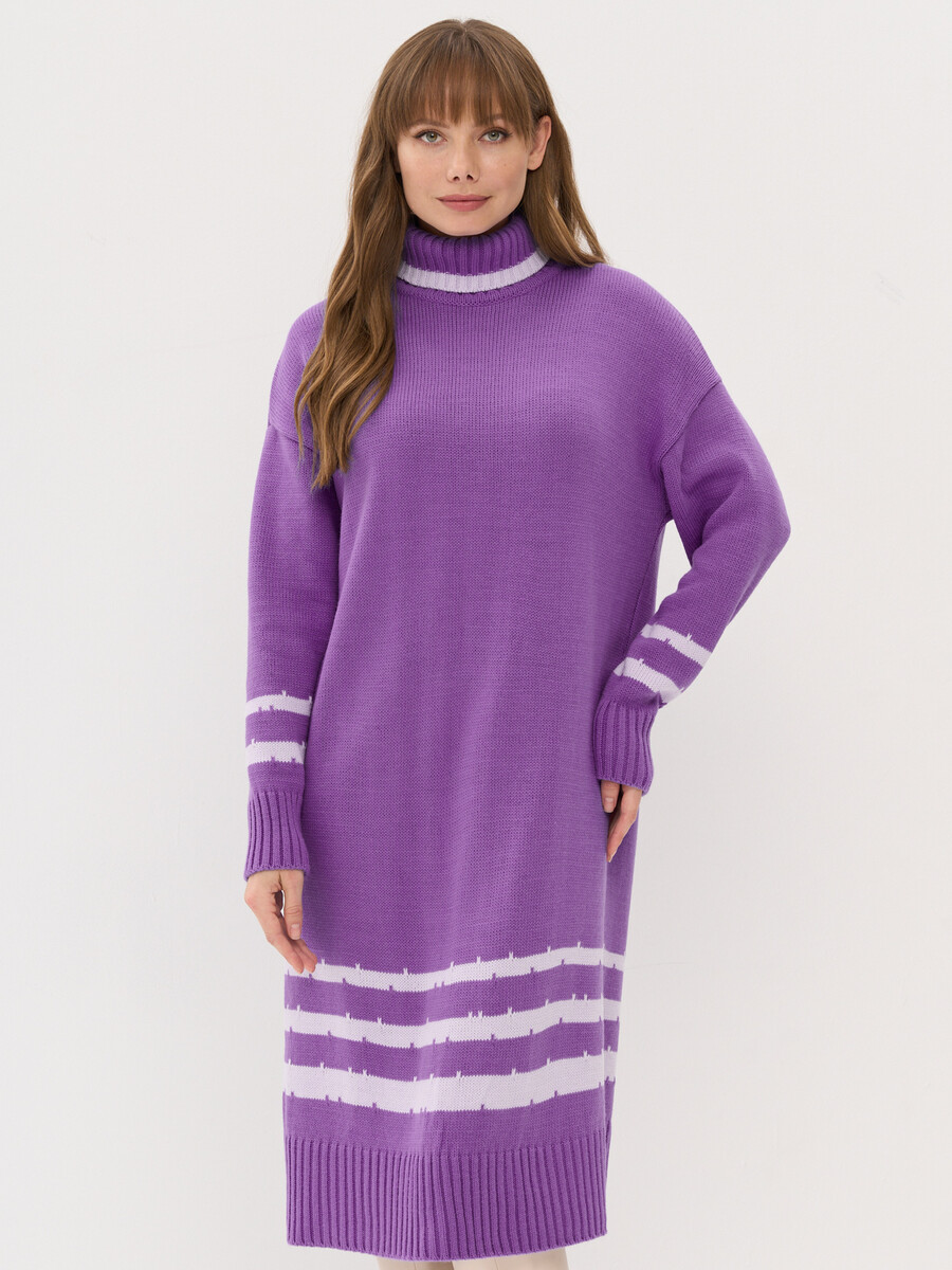 Платье VAY, размер 46, цвет фиолетовый 011254681 - фото 3