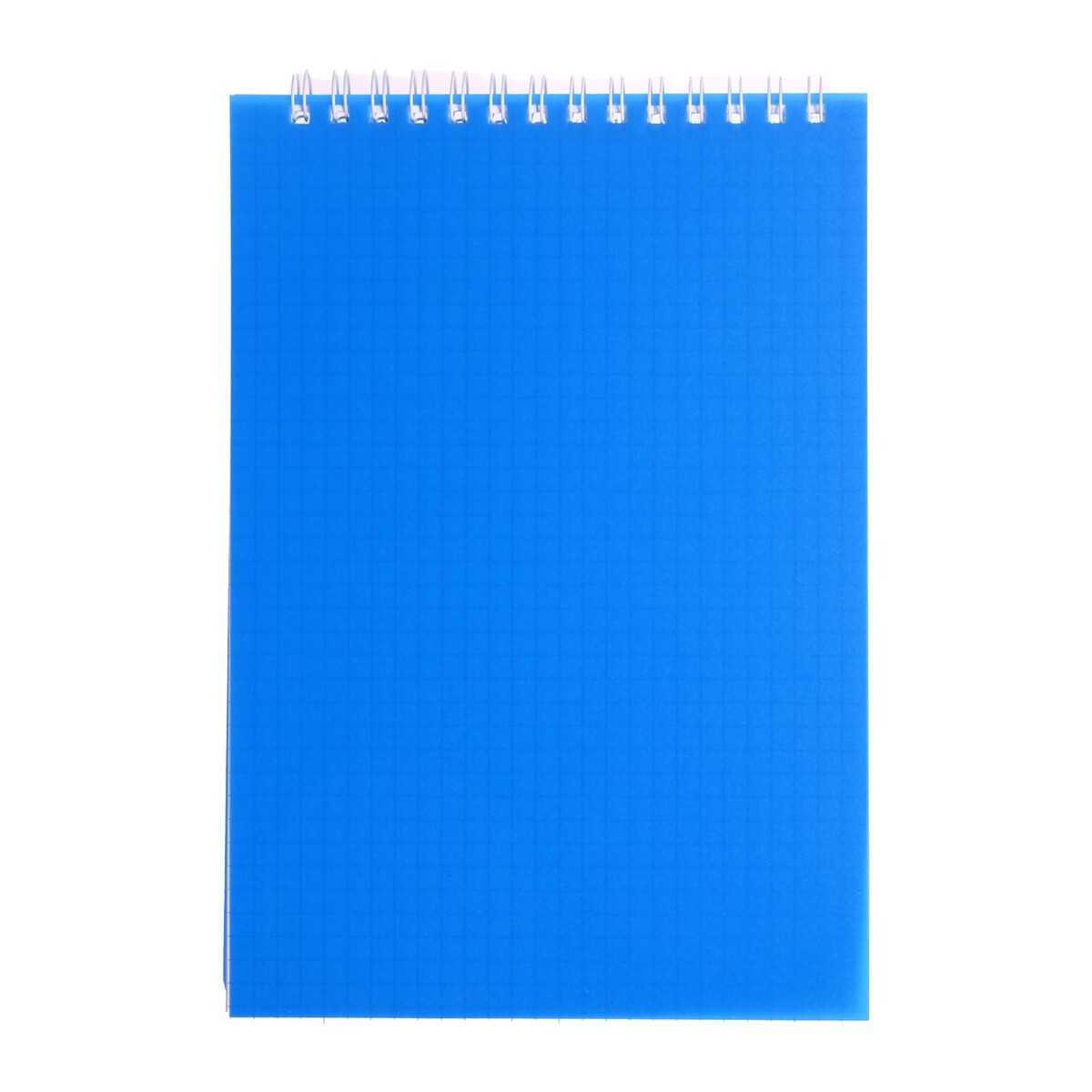 Блокнот а5, 60 листов на гребне, обложка пластик, синий блокнот а5 на гребне 40 листов