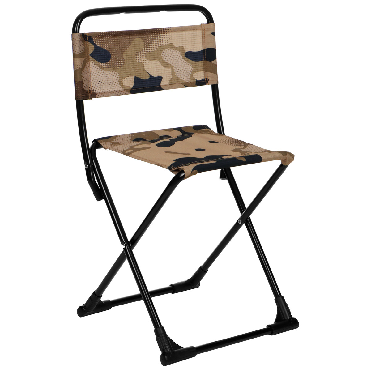 Стул складной походный (пс3/к камуфляж коричневый) стул премиум 5 складной 80 50 76см псп5