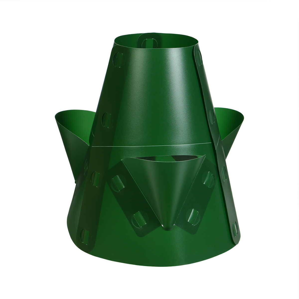 Клумба пластиковая, d = 15–35 см, h = 40, No brand, цвет зеленый 011301843 - фото 1