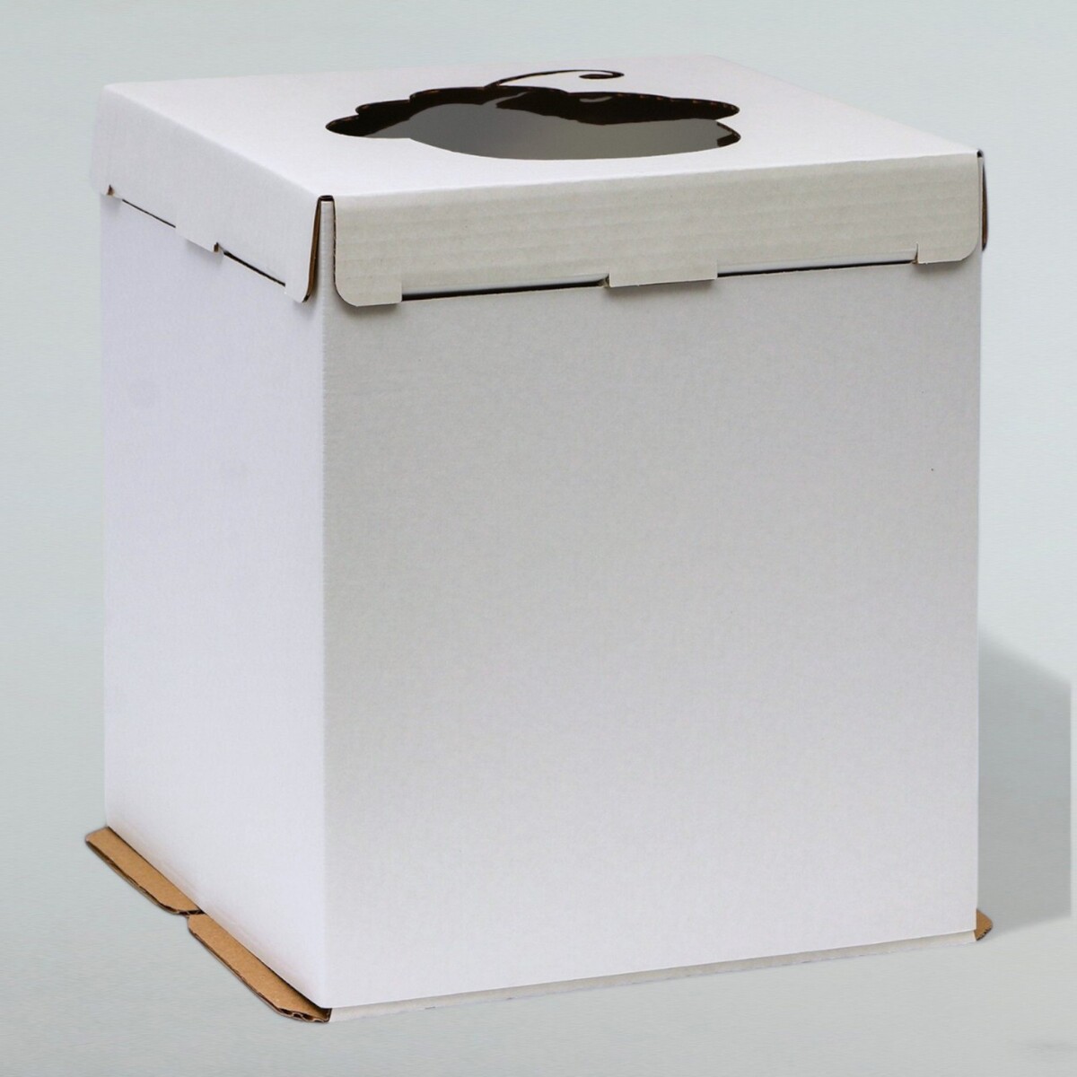Коробка под торт с окном, зубочистки из березы magistro 300 шт в индивидуальной упаковке картонная коробка