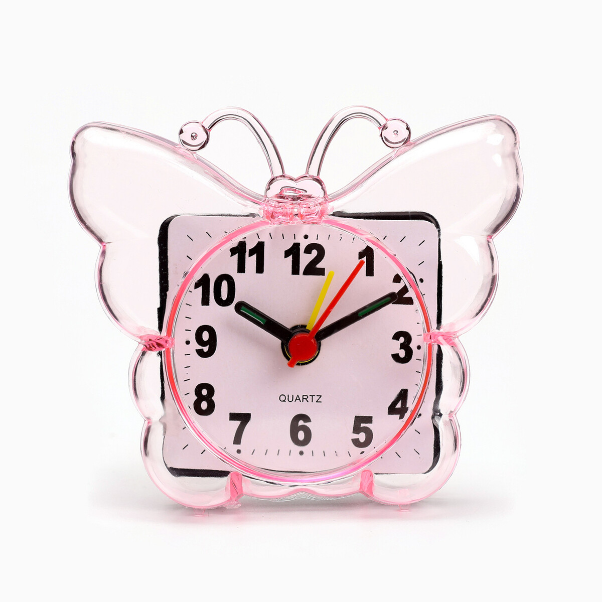 

Часы - будильник настольные, Розовый