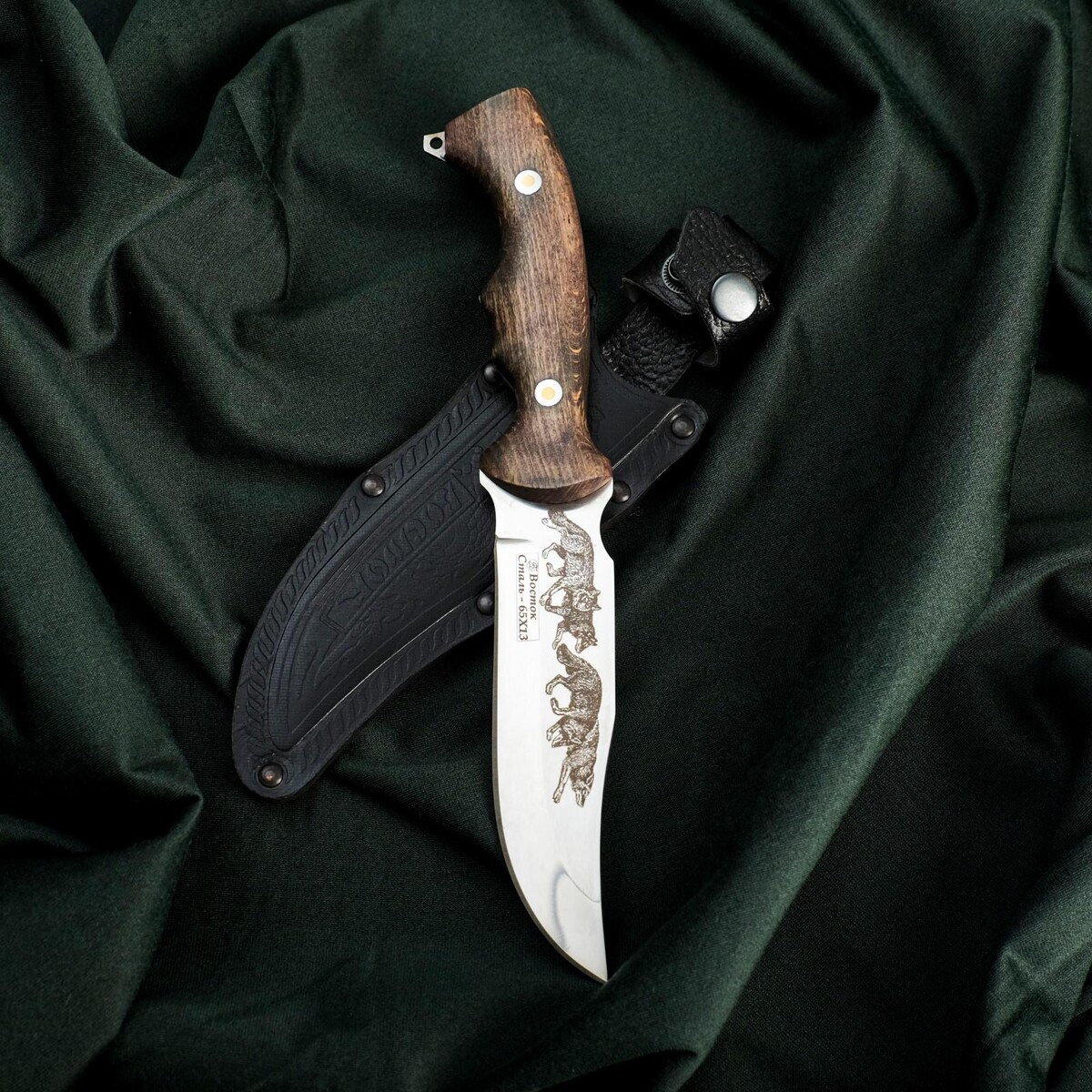 Нож восток, нержавеюща сталь 65х13 инструмент для обработки наклейки willard s cue tip shapers 358