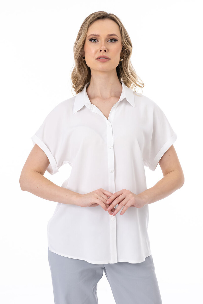 Блуза Merlis, размер 46, цвет белый 011443589 - фото 2