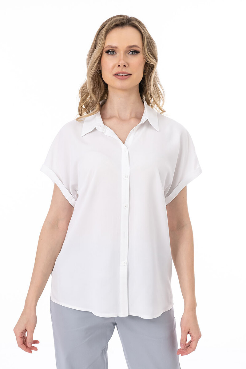Блуза Merlis, размер 46, цвет белый 011443589 - фото 1