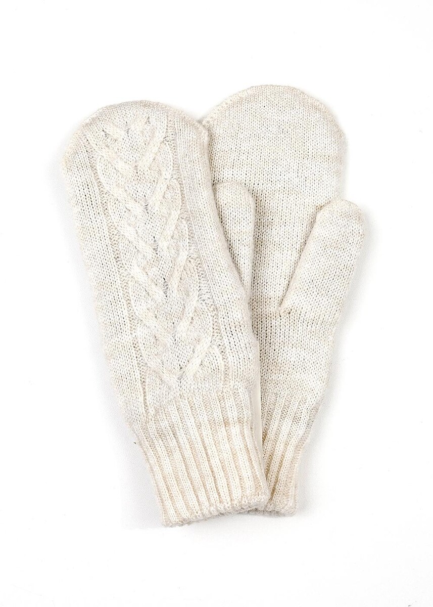 Перчатки варежки CLEVER, размер 17, цвет бежевый