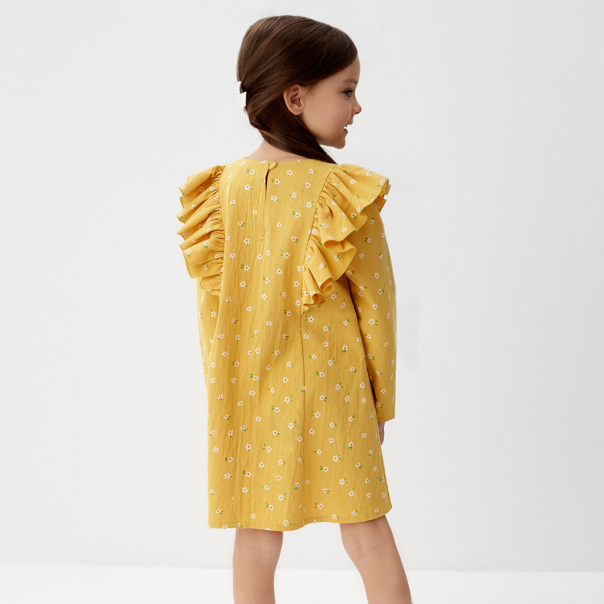 Платье KAFTAN, размер рост 98 см, цвет желтый 011513001 - фото 3