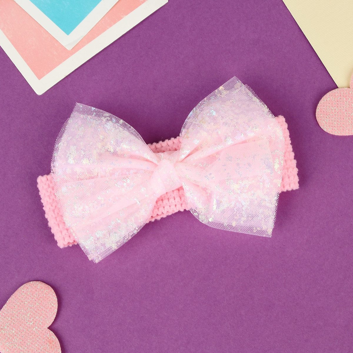 

Повязка для волос, Розовый