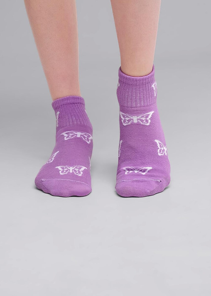 Носки CLEVER, размер 20, цвет фиолетовый