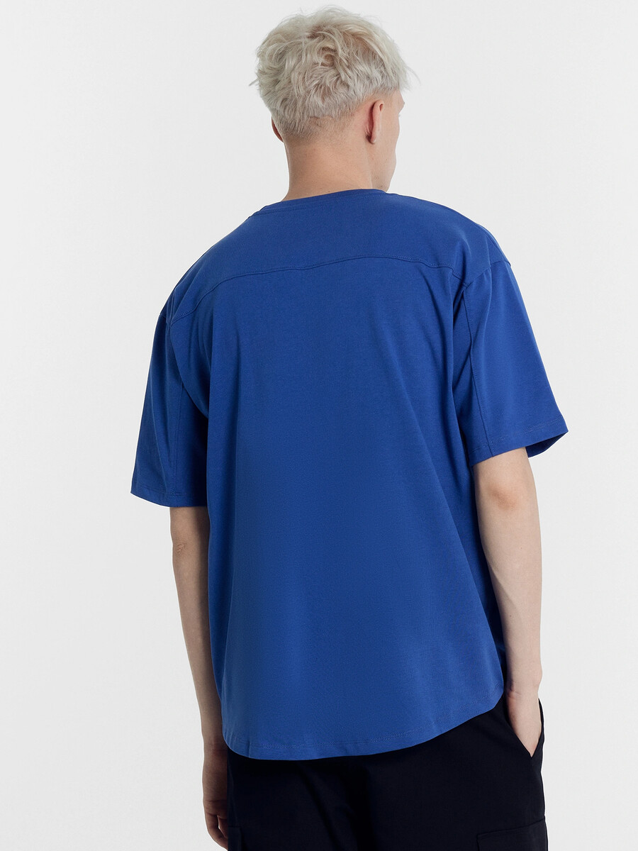 Футболка мужская синяя с печатью Mark Formelle, размер 50, цвет синий +печать 011589580 - фото 4