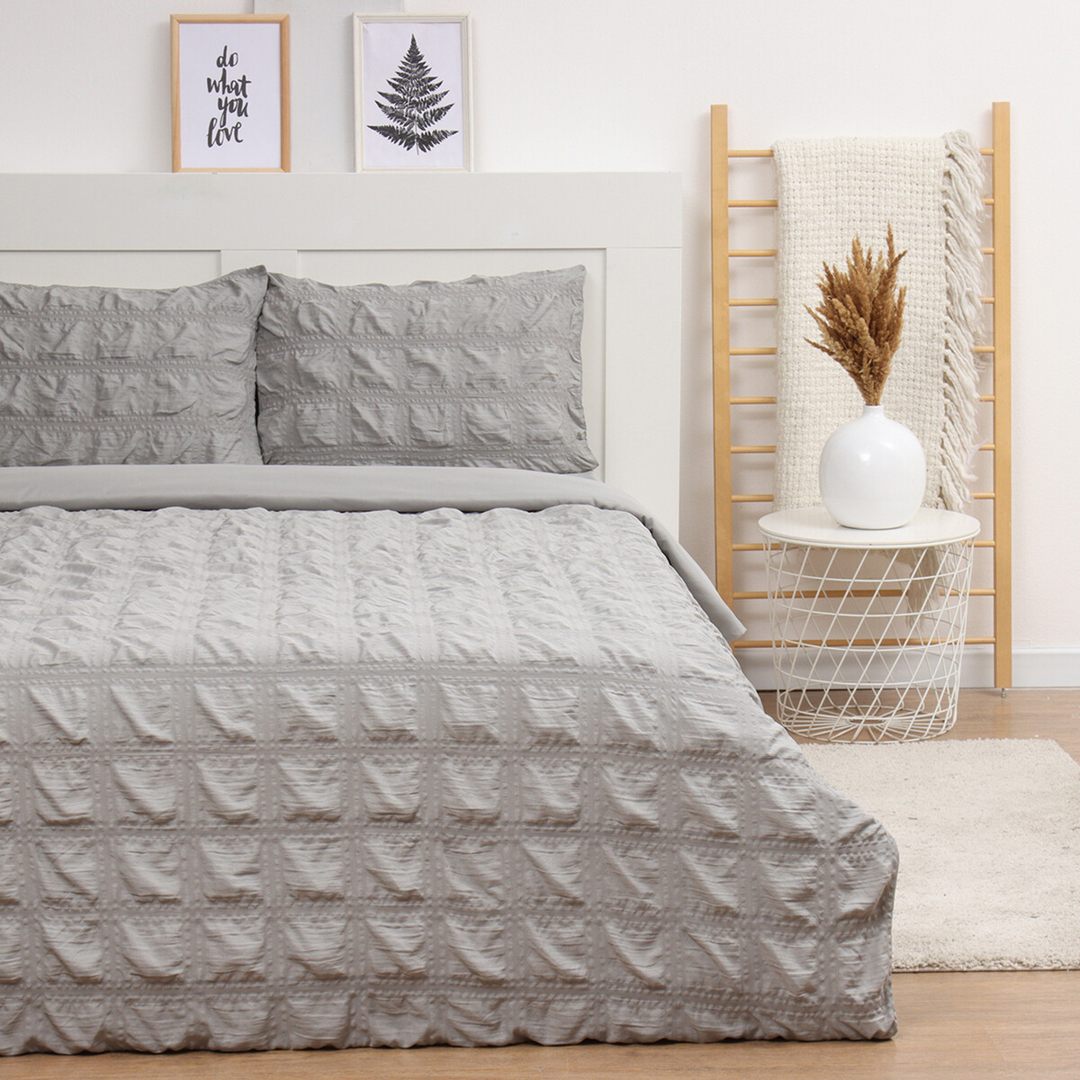 

Постельное белье спальное, Серый