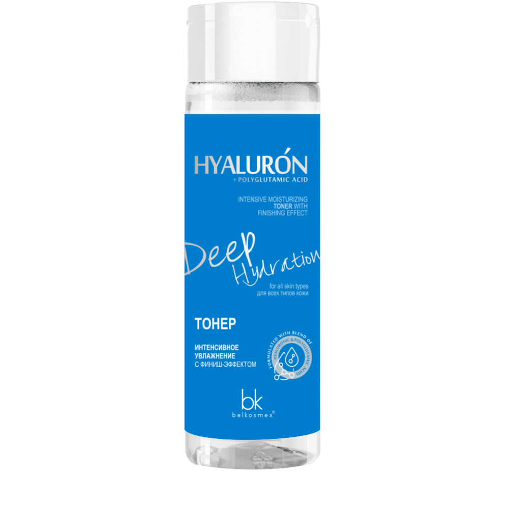 Тонер для лица hialuron deep hydration BelKosmex, цвет прозрачный