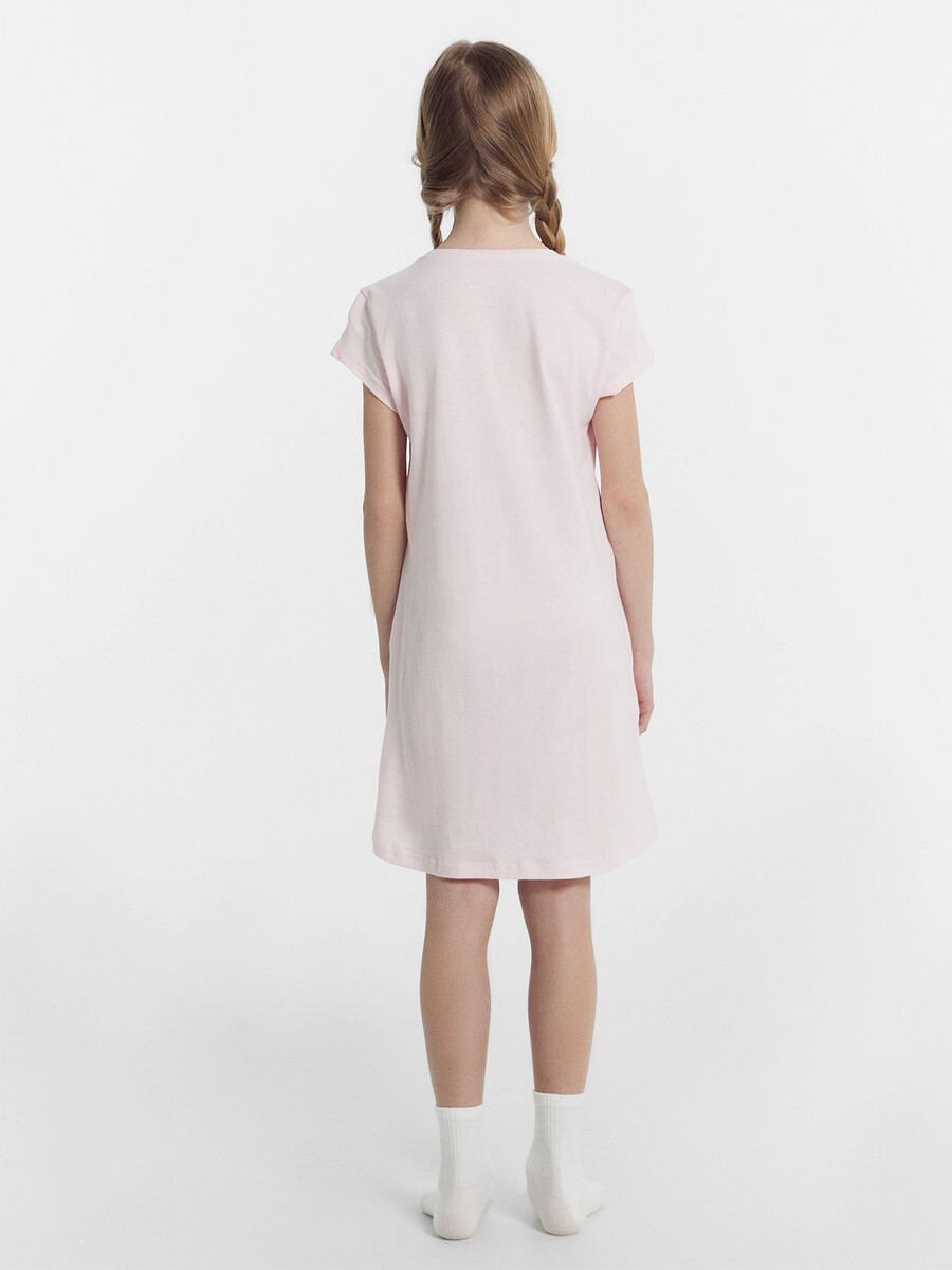 Сорочка ночная для девочек Mark Formelle, цвет розовая вспышка +печать 011669982 - фото 5