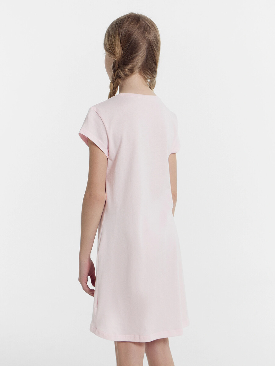 Сорочка ночная для девочек Mark Formelle, цвет розовая вспышка +печать 011669982 - фото 4