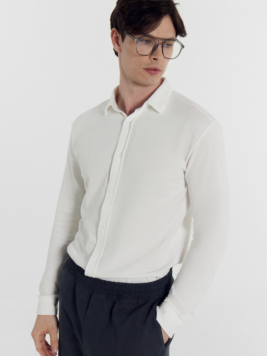 Рубашка мужская Mark Formelle, размер 52, цвет белый
