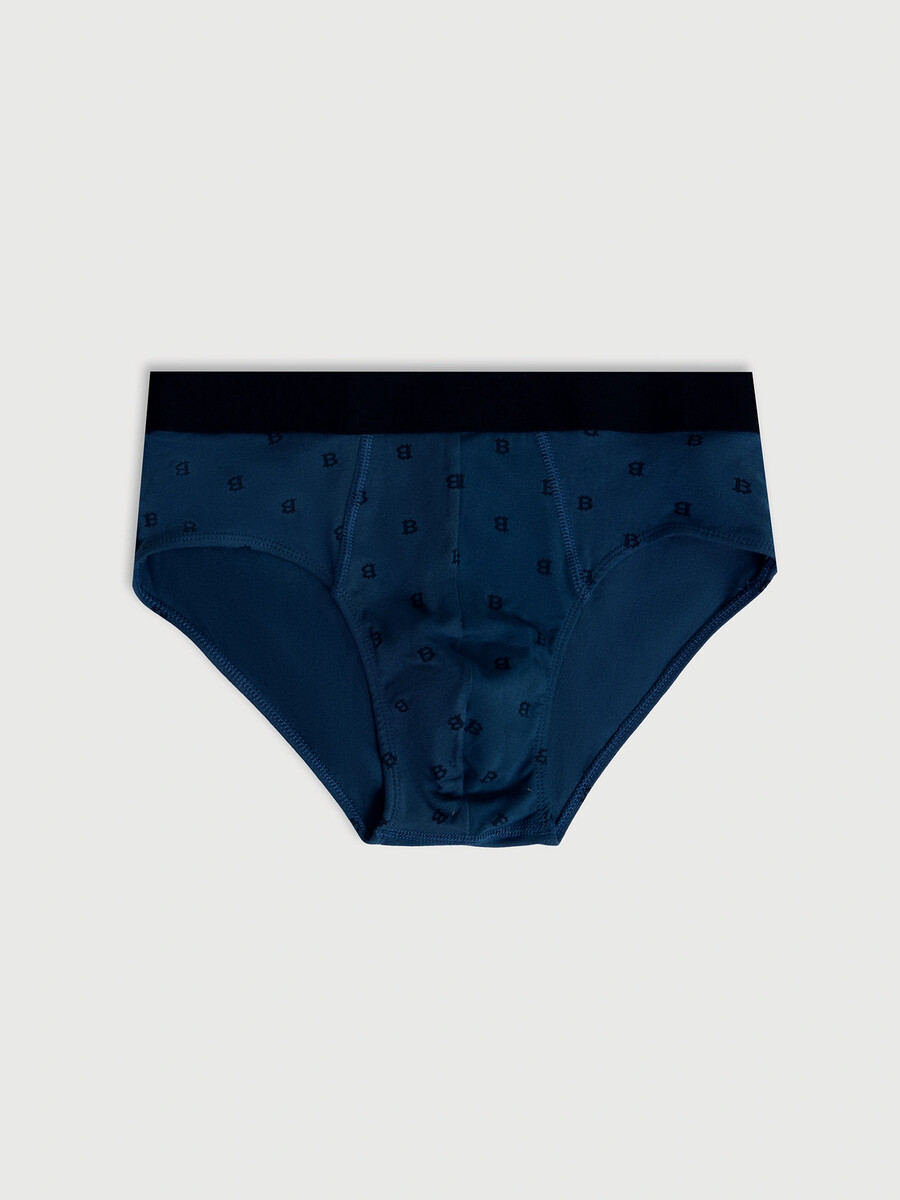 Трусы мужские плавки синие с логотипом Mark Formelle, размер 50, цвет синий 011750680 слипы - фото 5