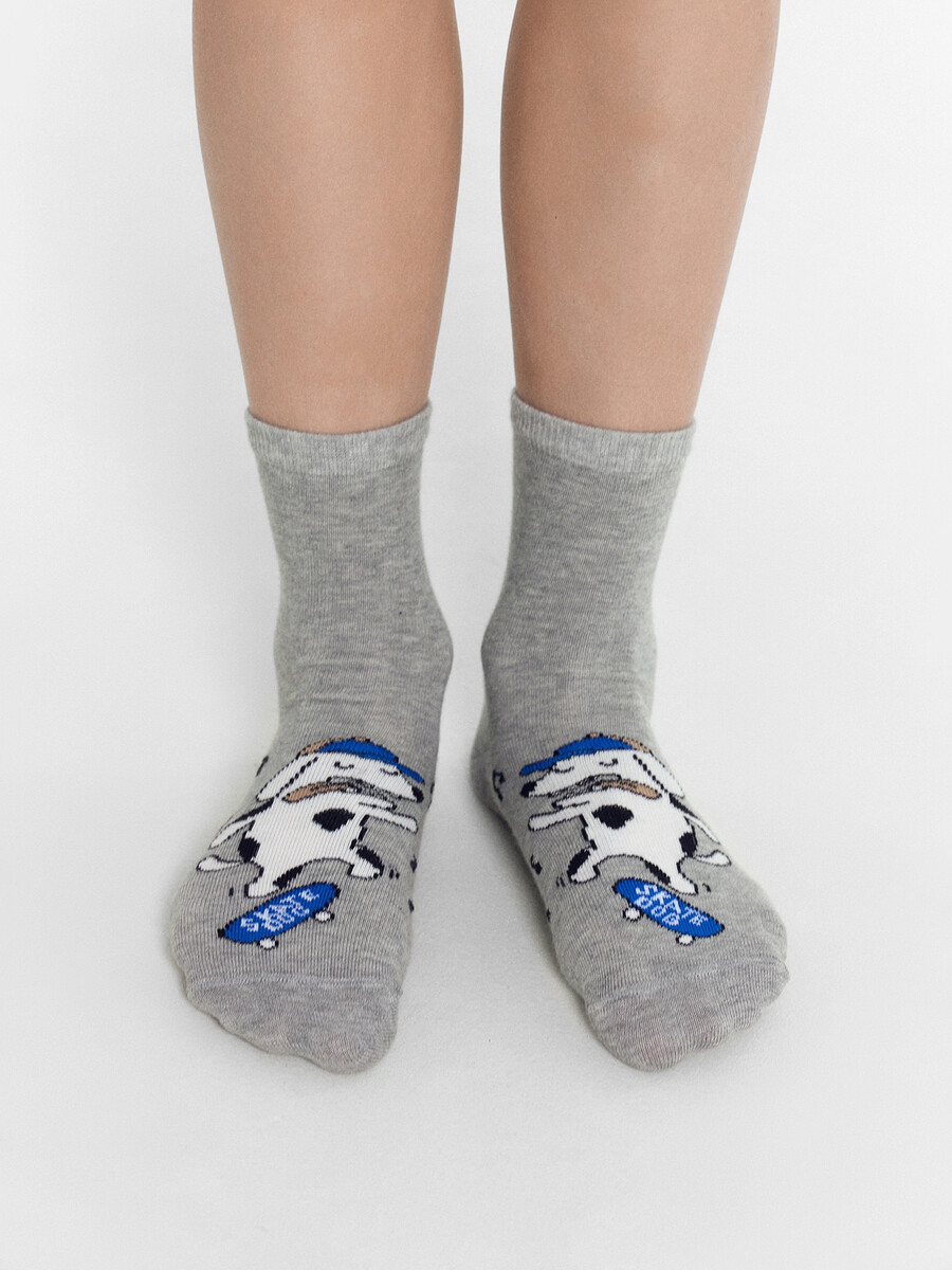Носки детские Mark Formelle, размер рост 104 см, цвет серый 011750702 - фото 1