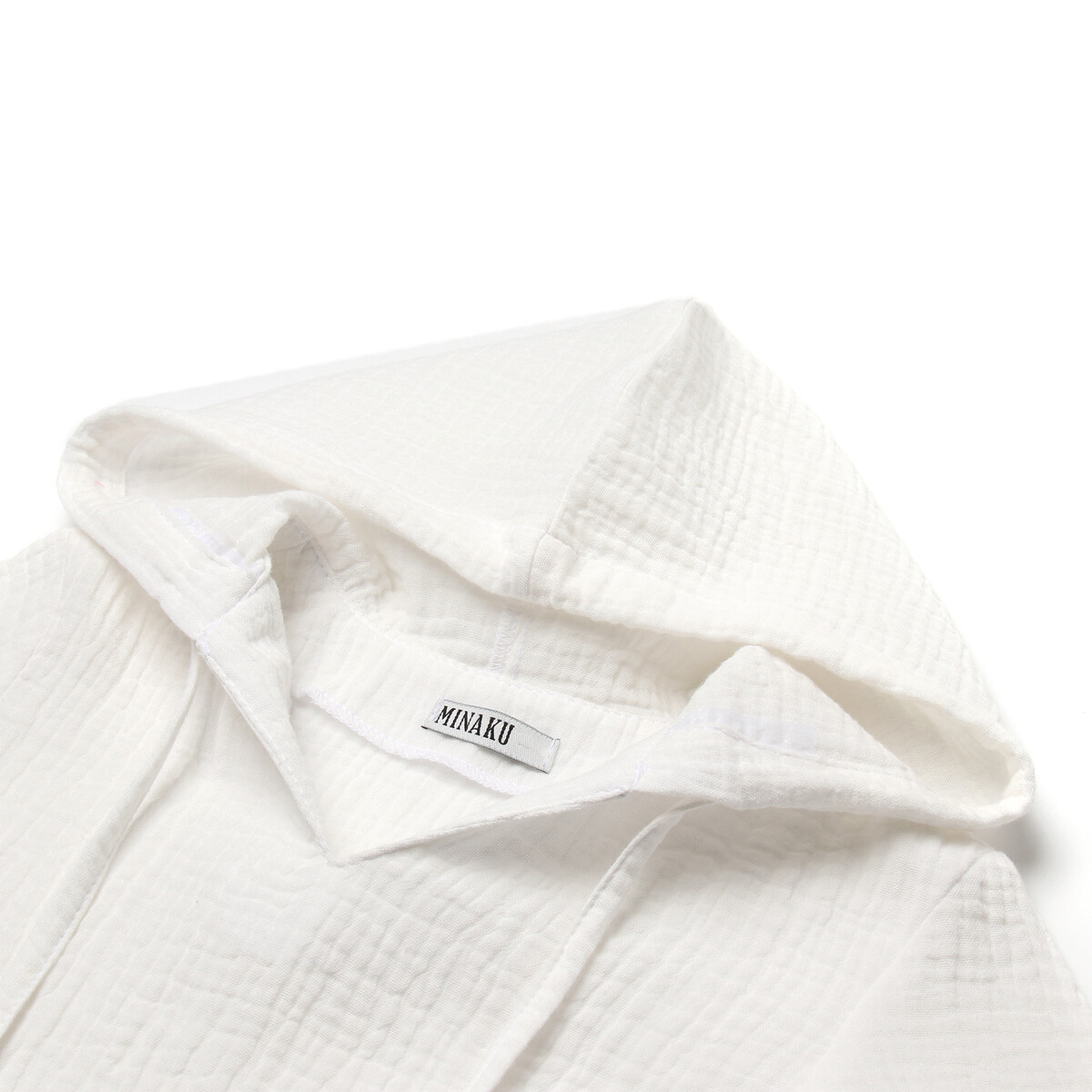 Рубашка пончо MINAKU, размер рост 86 см, цвет белый 011767653 - фото 2