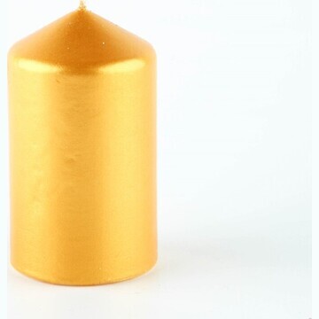 Свеча-столбик 5,5 х 10,5 см х 5,5, золот