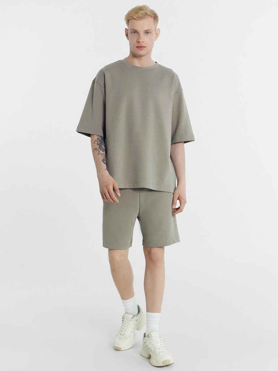 Комплект мужской (футболка, шорты) Mark Formelle, размер 46, цвет бежевый 011816606 - фото 2