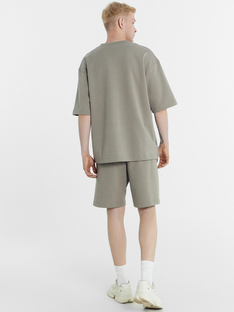 Комплект мужской (футболка, шорты) Mark Formelle, размер 46, цвет бежевый 011816606 - фото 5