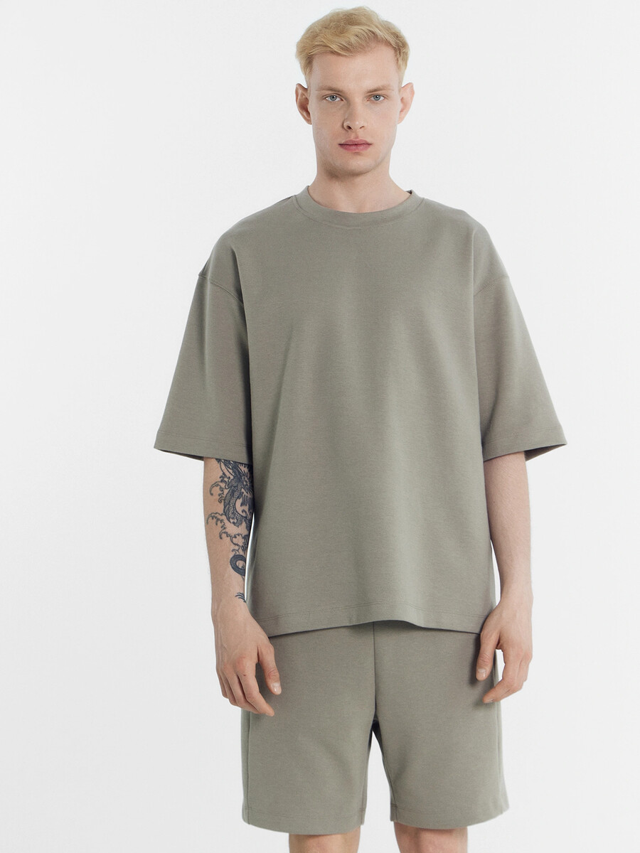 Комплект мужской (футболка, шорты) Mark Formelle, размер 46, цвет бежевый 011816606 - фото 3
